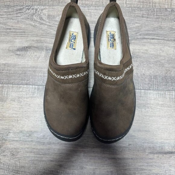 JBU by Jambu Becca Brown Leather Moccasin Style Loafers Women's Size 8 - Picture 2 of 7